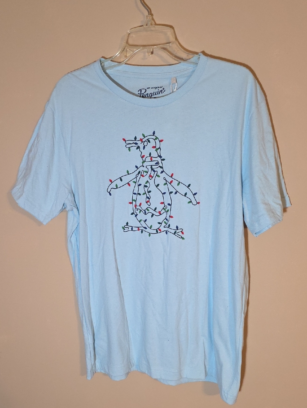 NWT Original Penguin By Munsingwear Blue Short Sleeved Tshirt Size L